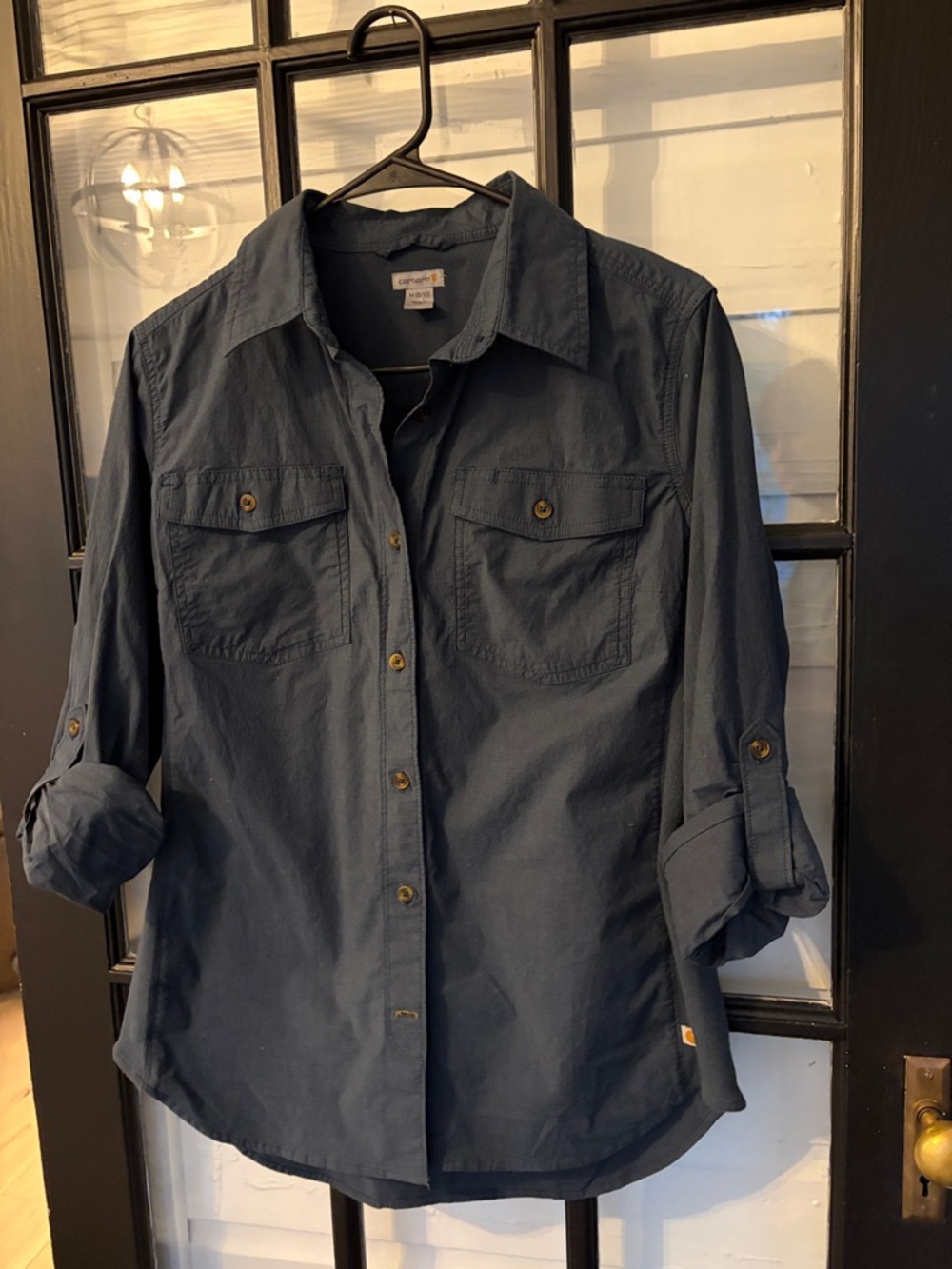Carhartt Slate Blue Workshirt with Chest Pockets